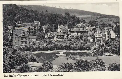 Bad Sooden-Allendorf, "Am Schwanenteich" glum 1950? G5786