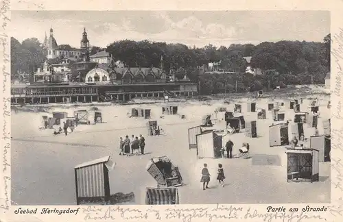 Ostseebad Heringsdorf Partie am Strande gl1929 169.508