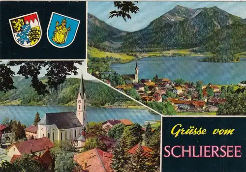 Schliersee, Bayr.Alpen, Mehrbildkarte ngl G6712