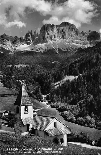 Dolomiten: S. Cipriano Rosengarten gl1955 171.004