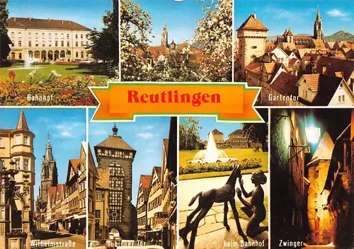 Reutlingen Teilansichten Mehrbildkarte ngl 170.528