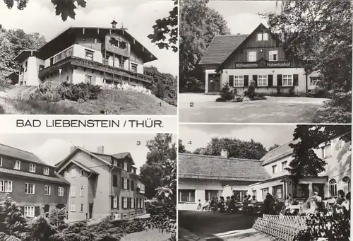 Bad Liebenstein, Thür.Wald, Gaststätten, Mehrbildkarte ngl G5833