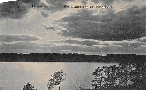 Strausberg Abendstimmung am Fänger-See ngl 172.501