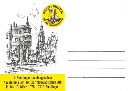 Reutlingen 1. Leistungsschau 1978 ngl 170.576