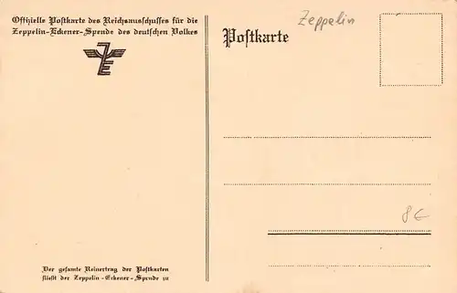 Zeppelin Porträt Hugo Eckener ngl 171.082