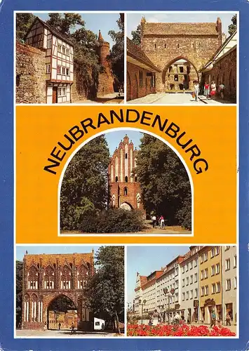 Neubrandenburg Teilansichten gl1989 169.082