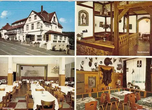 Hemfurth, Edersee, Hotel Haus Bergmann, Mehrbildkarte ngl G5958