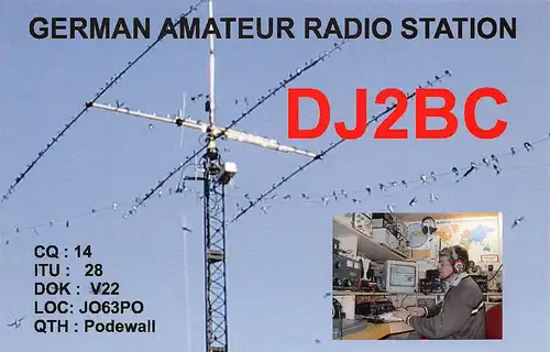 Podewall Radio Station DJ2BC ngl 169.106