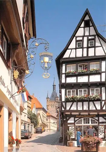 Bad Wimpfen Salzgasse mit blauem Turm ngl 170.602