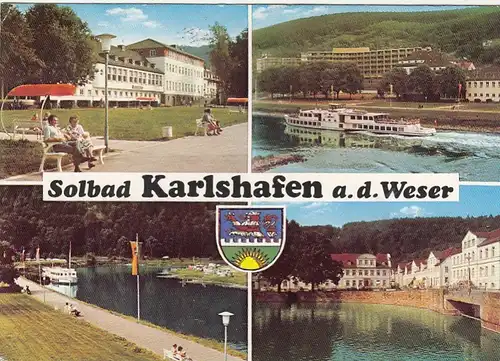 Solbad Karlshafen, Weserbergland, Mehrbildkarte gl1980 G6006