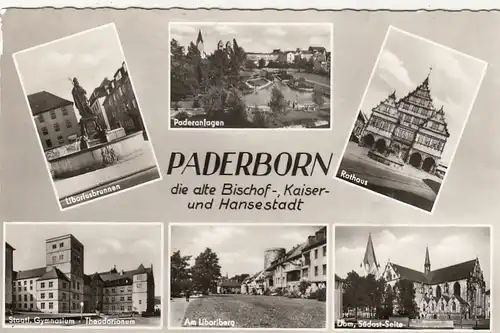Paderborn, Mehrbildkarte gl1966? G6021
