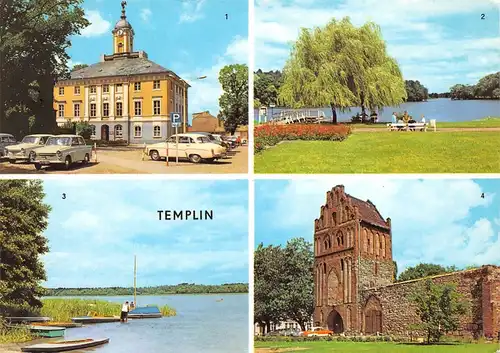 Templin Rathaus Stadtsee Tor gl1976 169.219