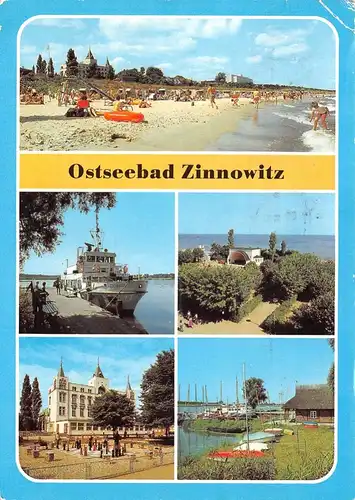 Zinnowitz Strand Hafen Konzertpavillon gl1984 169.274