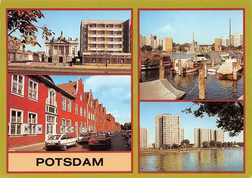 Potsdam Teilansichten Mehrbildkarte gl1990 171.318