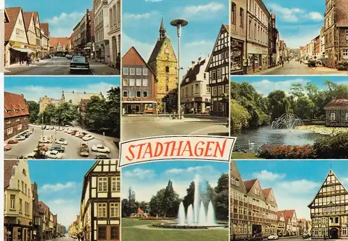 Stadthagen, Mehrbildkarte gl1974 G6104