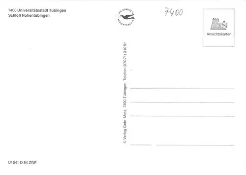 Tübingen Schloss Hohentübingen ngl 170.695