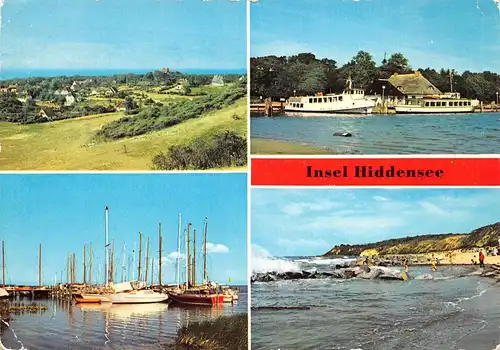Insel Hiddensee Kloster Hafen Strand gl1985 169.887