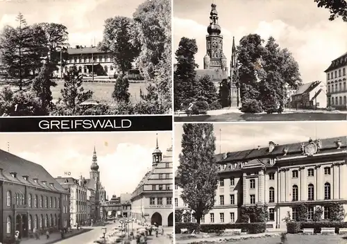 Greifswald Teilansichten Bahnhof Universität gl1979 171.401