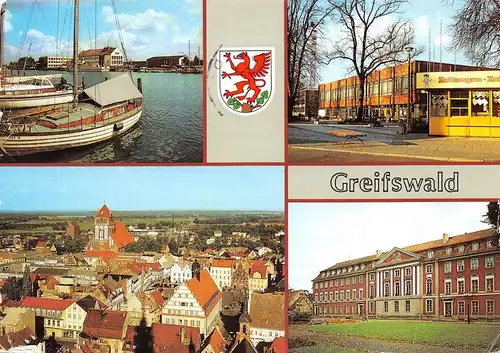 Greifswald Teilansichten Mehrbildkarte gl1991 169.362