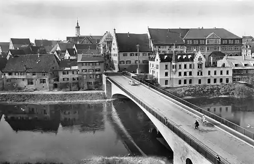 Munderkingen Brücke und Stadtansicht ngl 170.807