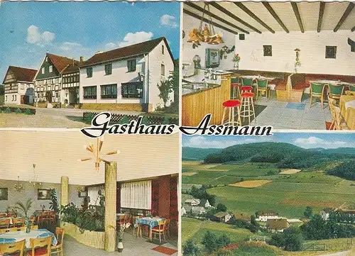 Selbecke über Altenhundem (Hochsauerland) Gasthaus Assmann gl1967 G6230
