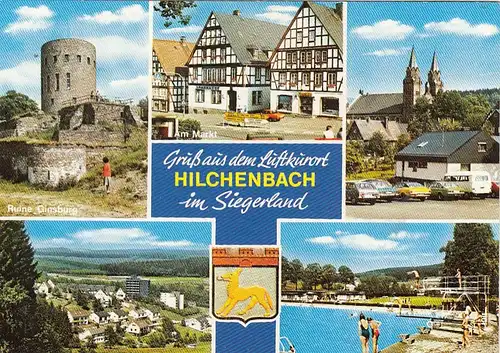 Hilchenbach, Siegerland, Mehrbildkarte gl1965 G6169