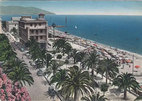 Loano, Scorcio di passeggiata e spiaggia gl1957 G6245