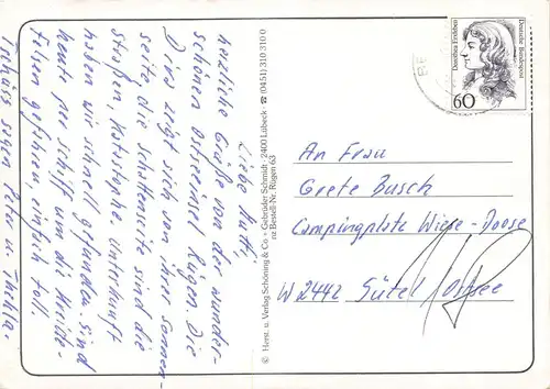 Rügen Teilansichten Mehrbildkarte glca.1990 171.471