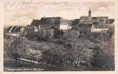 Munderkingen Partie an der Donau gl1928 170.833