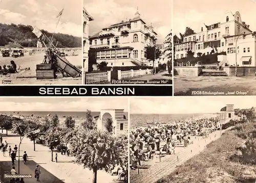 Ostseebad Bansin Strand Erholungsheime Promenade gl1974 169.421