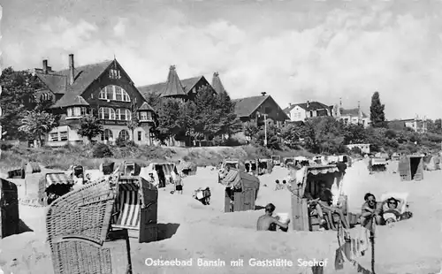 Ostseebad Bansin Strand mit Gaststätte Seehof ngl 169.431