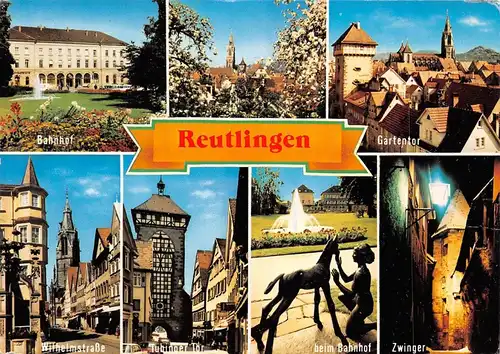 Reutlingen Teilansichten Mehrbildkarte ngl 170.897