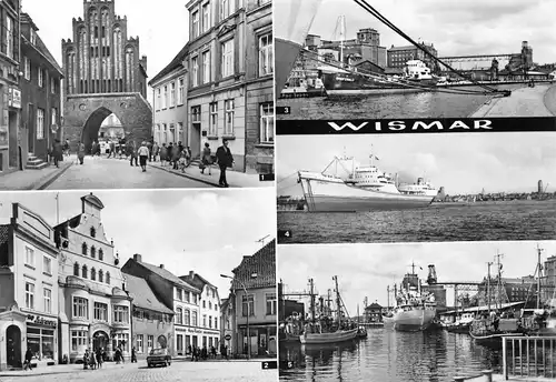 Wismar Wassertor Apotheke Hafen gl1972 170.130