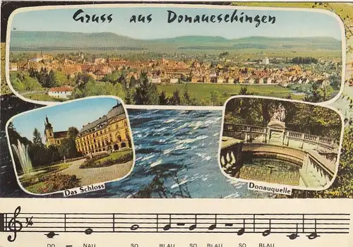 Donaueschingen Mehrbildkarte ngl G6309
