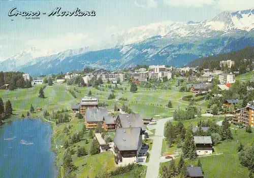 Crans-Montana, Valais, Teilansicht ngl G6250