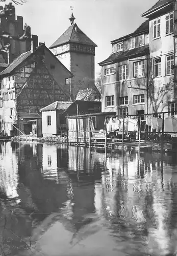 Reutlingen Tübinger Tor und Echaz ngl 170.906