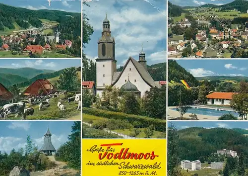 Todtmoos im Schwarzwald, Mehrbildkarte gl1973 G6346