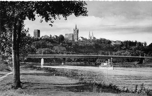 Bad Wimpfen Panorama mit neuer Neckarbrücke ngl 170.921