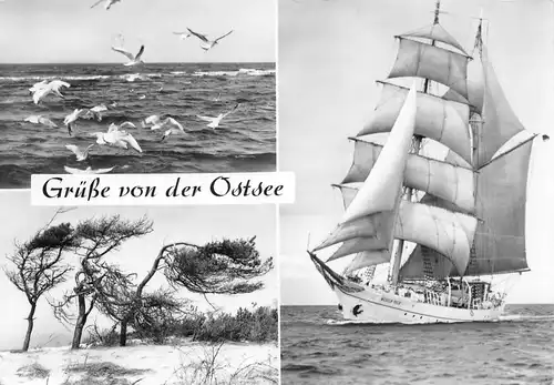 Die Ostsee im Bezirk Rostock Segelschulschiff glca.1980 170.210