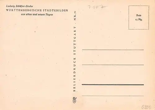 Neckarsulm von Ludwig Schäfer-Grohe Stadtpartie ngl 170.235