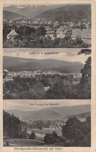 Wernigerode-Hasserode Panorama-Ansichten gl1931 171.683