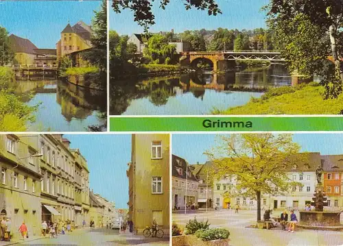 Grimma, Mehrbildkarte ngl G6387
