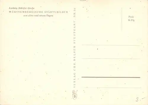 Vaihingen/Enz von Ludwig Schäfer-Grohe Stadtansicht ngl 170.246