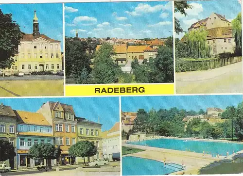 Radeberg, Mehrbildkarte ngl G6404