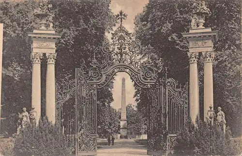 Potsdam Kunst-Haupteingang zu Schloss Sanssouci ngl 168.417