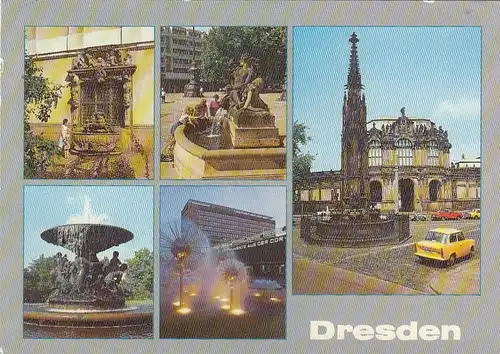 Dresden, Mehrbildkarte gl1990 G6382