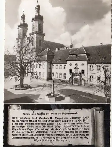 St.Peter, Hochschwarzwald, Barockkirche mit Kloster ngl G6432