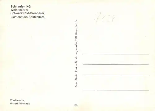 Althengstett Schnaufer KG Weinkellerei Gastraum ngl 171.096