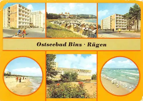 Ostseebad Binz auf Rügen Kurhaus Strand Heim glca.1980 169.771