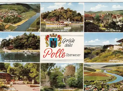 Polle, Oberweser, Mehrbildkarte ngl G6450